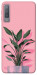 Чехол Pink plant для Galaxy A7 (2018)