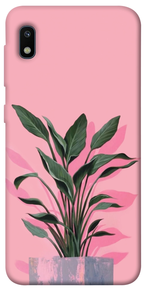 Чехол Pink plant для Galaxy A10 (A105F)