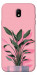 Чехол Pink plant для Galaxy J7 (2017)