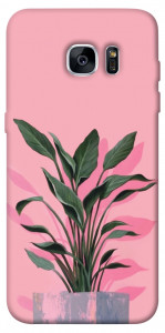 Чохол Pink plant для Galaxy S7 Edge