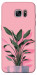 Чохол Pink plant для Galaxy S7 Edge