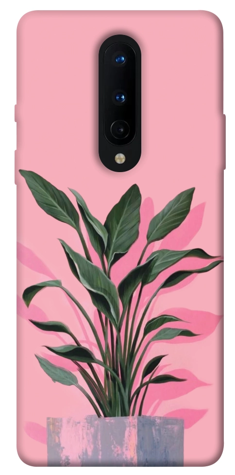 Чохол Pink plant для OnePlus 8