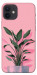 Чехол Pink plant для iPhone 12
