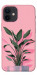 Чехол Pink plant для iPhone 12 mini