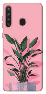 Чохол Pink plant для Galaxy A21