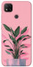 Чехол Pink plant для Xiaomi Redmi 9C