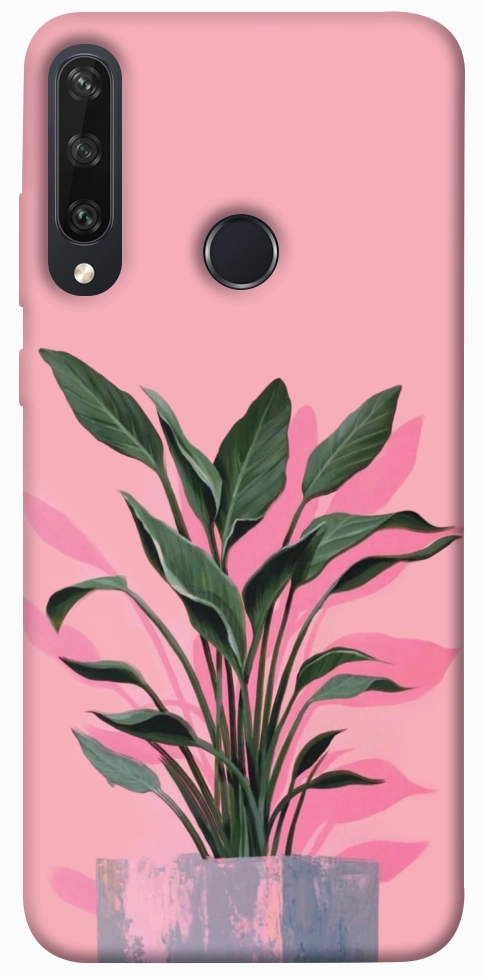 Чехол Pink plant для Huawei Y6p
