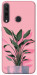 Чехол Pink plant для Huawei Y6p