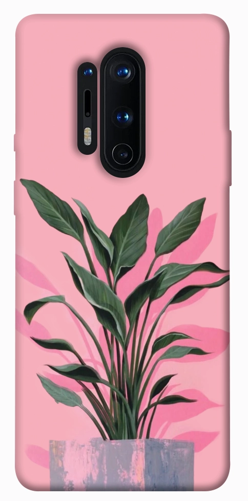 Чехол Pink plant для OnePlus 8 Pro