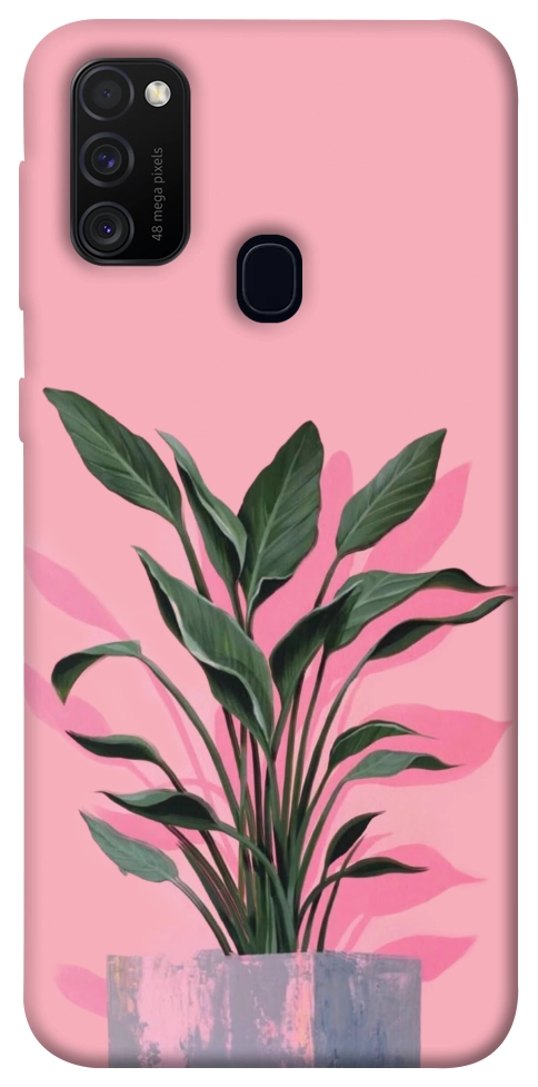 Чохол Pink plant для Galaxy M30s