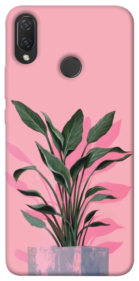 Чехол Pink plant для Huawei Nova 3i
