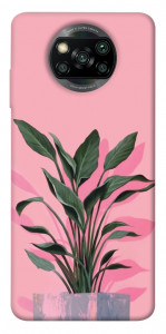 Чохол Pink plant для Xiaomi Poco X3 NFC