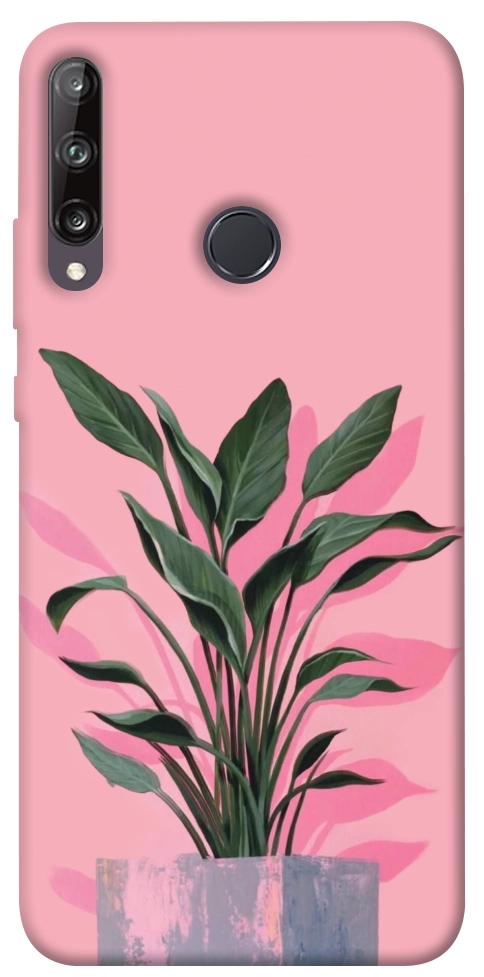 Чехол Pink plant для Huawei P40 Lite E