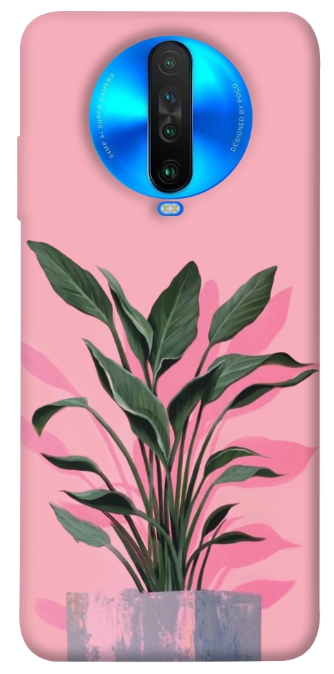 Чехол Pink plant для Xiaomi Poco X2