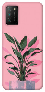 Чехол Pink plant для Xiaomi Poco M3