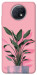 Чехол Pink plant для Xiaomi Redmi Note 9T