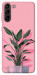 Чохол Pink plant для Galaxy S21+