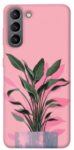 Чехол Pink plant для Galaxy S21