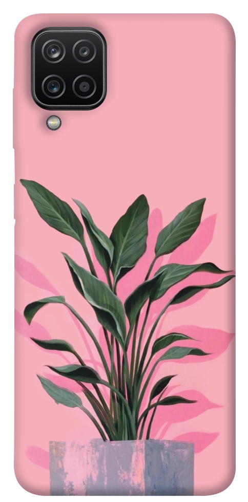 Чехол Pink plant для Galaxy A12