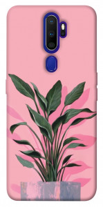 Чохол Pink plant для Oppo A5 (2020)
