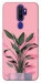 Чехол Pink plant для Oppo A9 (2020)