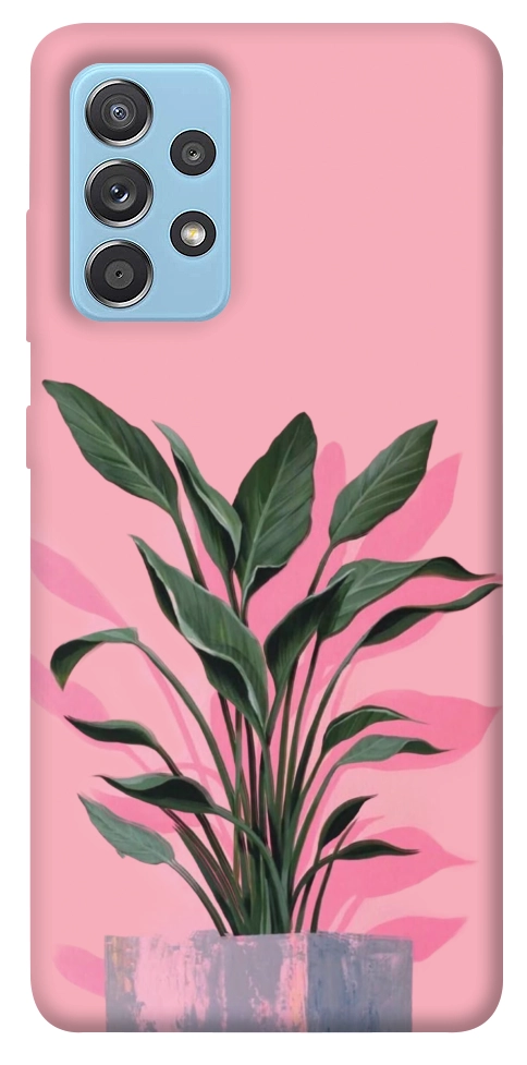 Чохол Pink plant для Galaxy A52