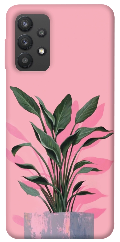 Чехол Pink plant для Galaxy A32 4G