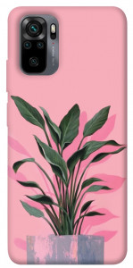 Чохол Pink plant для Xiaomi Redmi Note 10