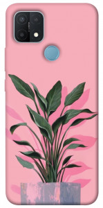 Чехол Pink plant для Oppo A15