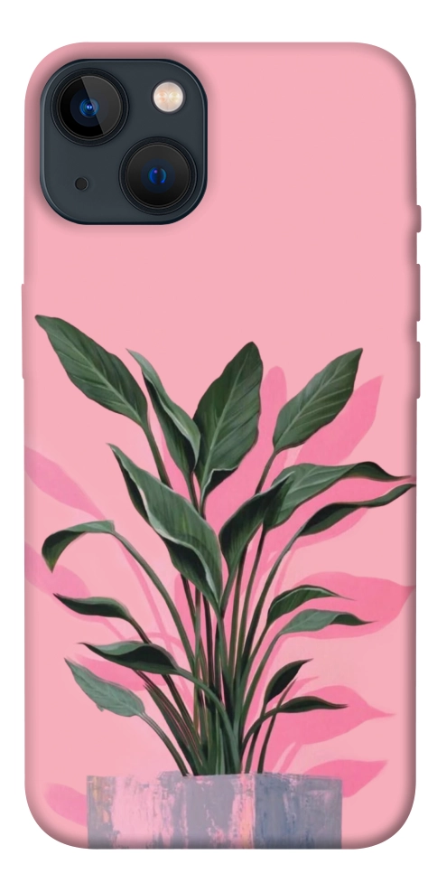 Чохол Pink plant для iPhone 13