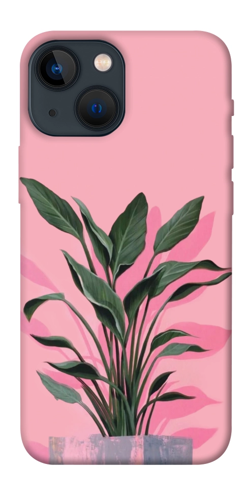 Чехол Pink plant для iPhone 13 mini