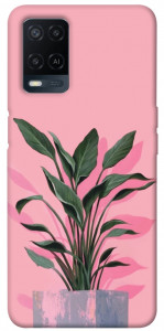 Чохол Pink plant для Oppo A54 4G