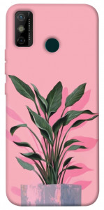 Чохол Pink plant для TECNO Spark 6 Go