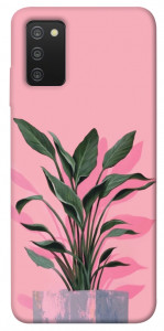 Чохол Pink plant для Galaxy A03s