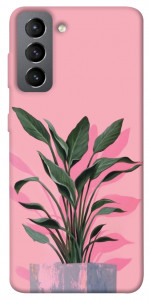 Чехол Pink plant для Galaxy S21 FE