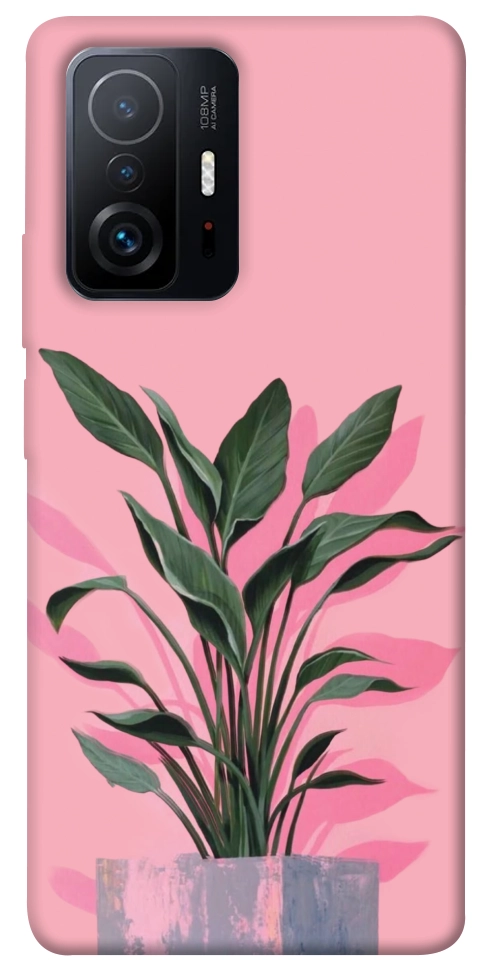 Чехол Pink plant для Xiaomi 11T