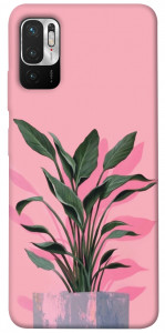 Чехол Pink plant для Xiaomi Redmi Note 10 5G