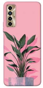 Чехол Pink plant для TECNO Camon 17P