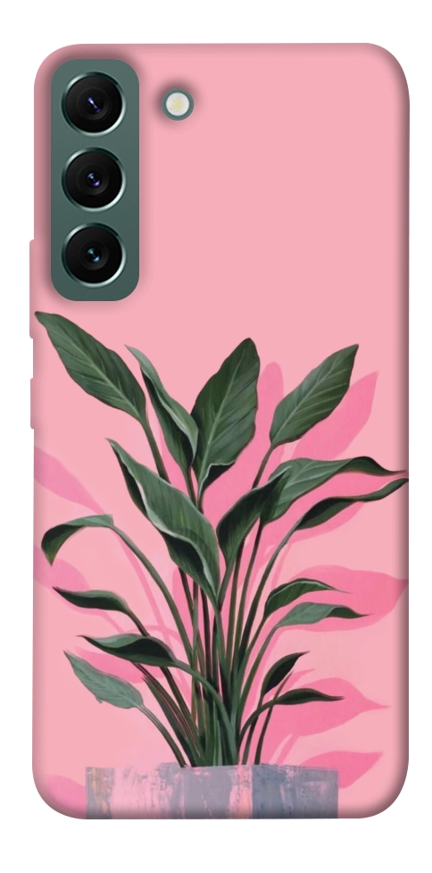 Чохол Pink plant для Galaxy S22