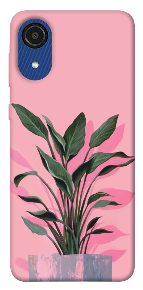 Чохол Pink plant для Galaxy A03 Core