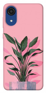 Чохол Pink plant для Galaxy A03 Core