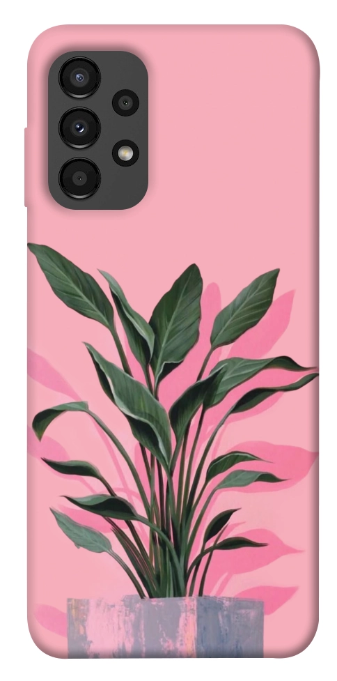 Чехол Pink plant для Galaxy A13 4G