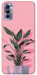 Чехол Pink plant для TECNO Spark 8P