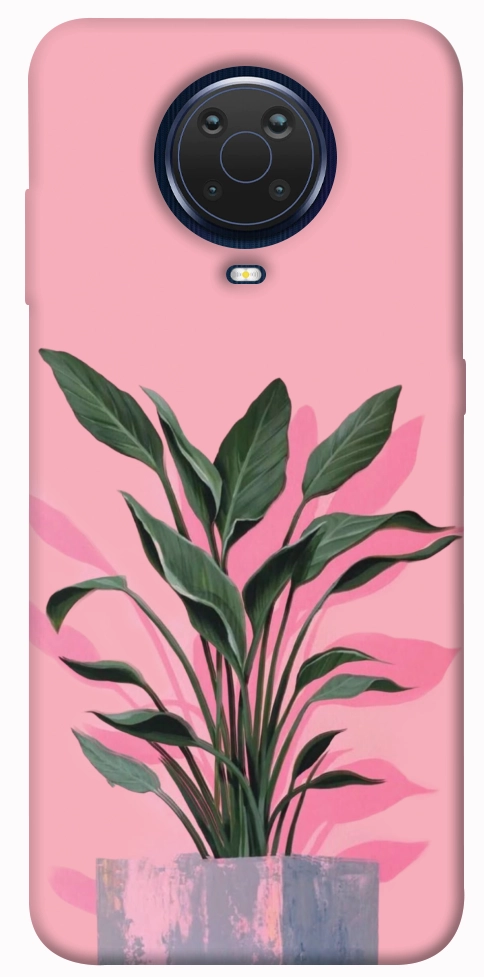 Чехол Pink plant для Nokia G10