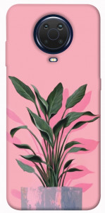 Чехол Pink plant для Nokia G10