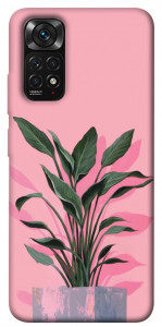 Чехол Pink plant для Xiaomi Redmi Note 11 (Global)