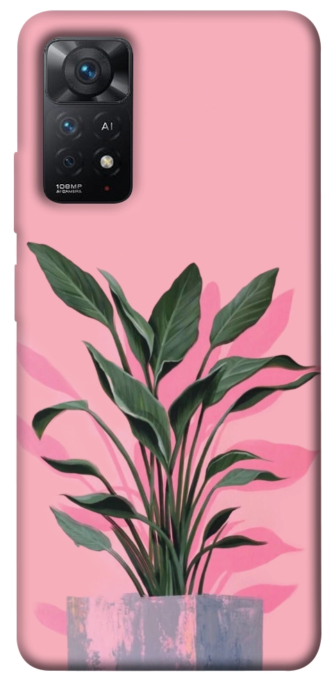 Чехол Pink plant для Xiaomi Redmi Note 11 Pro 5G