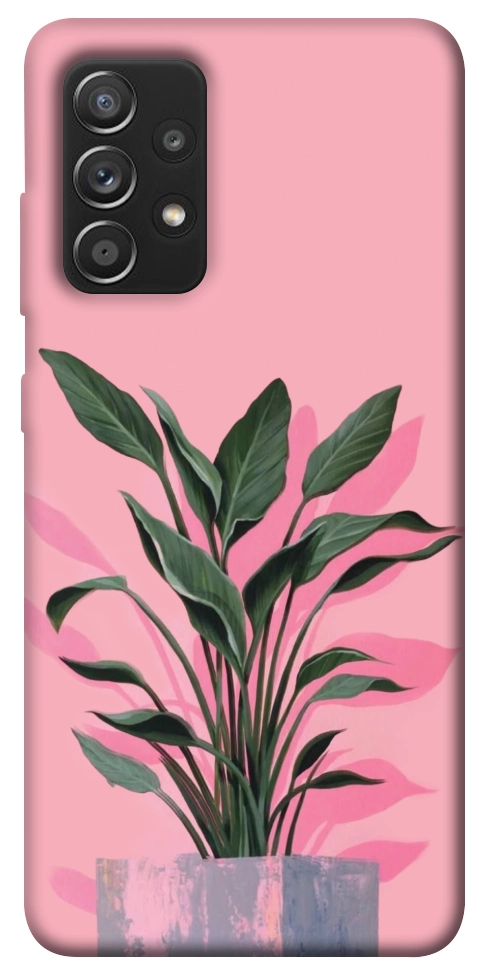 Чохол Pink plant для Galaxy A52s