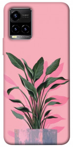 Чехол Pink plant для Vivo Y33s