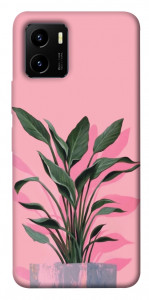 Чехол Pink plant для Vivo Y15s